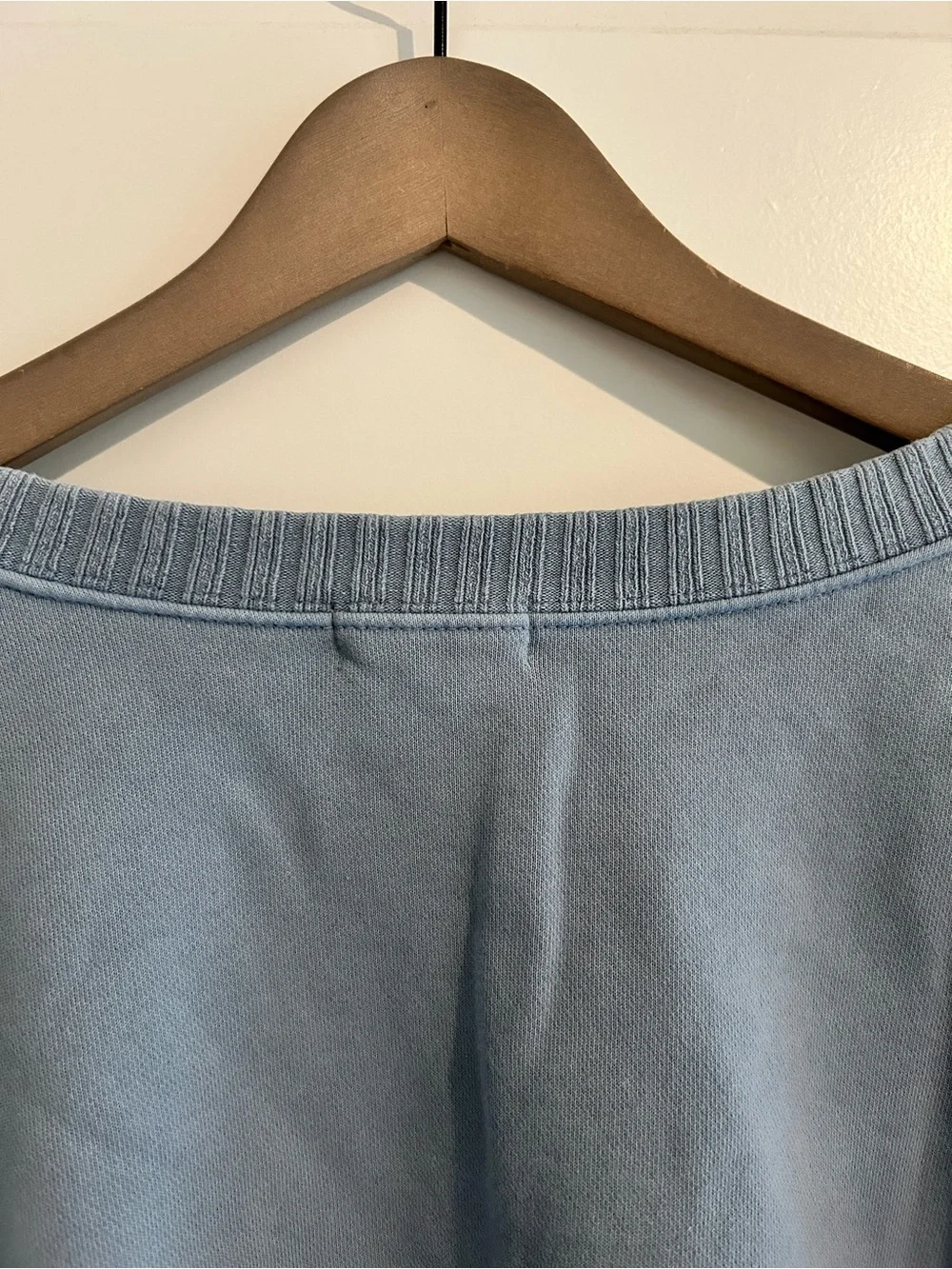 Vestique Oversize Cropped Sweatshirt Blue Size L